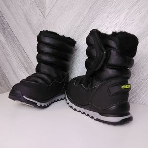 Western Chief cH20 Alpina 137 Snow-Boots Sz:7 Toddler Kids,Velcro,Black